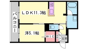 手柄駅 徒歩3分 3階の物件間取画像